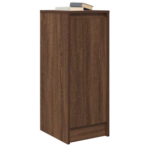 vidaXL Dressoir 29,5x34x76 cm bewerkt hout bruin eikenkleurig
