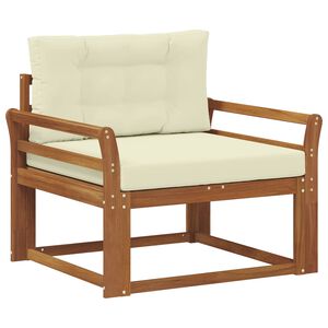 vidaXL Buiten Midden Sofa Naturel