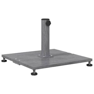 vidaXL Parasolvoet 28.95 kg Donkergrijze Houtlook Vierkant