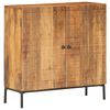 vidaXL Dressoir 75x30x75 cm massief mangohout