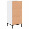 vidaXL Badkamer Kast met lade Hoogglans wit 39,5 x 36 x 88 cm
