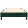 vidaXL Boxspring bed 100x200 cm fluweel donkergroen