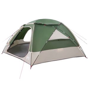 vidaXL Koepeltent met Verwijderbare Regenkap 12-persoons Groen