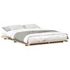 vidaXL Bedframe Bruin 160 x 210 cm Massief grenenhout