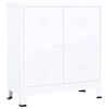 vidaXL Opbergkast industrieel 90x40x100 cm staal wit