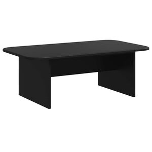 vidaXL Salontafel Zwart 93 x 53 x 33 cm Bewerkt hout