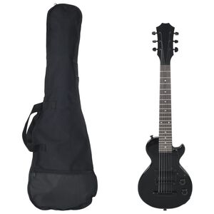 vidaXL Gitaar voor beginners elektrisch met tas 3/4 30" zwart