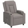 vidaXL Ligstoel Taupe 75 x 95 x 100 cm Stof