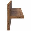 vidaXL Wandplank 2 pcs Oud Hout 80 x 11,5 x 18 cm Bewerkt hout