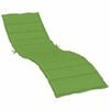 vidaXL Ligbedkussen 200x70x4 cm stof gem&ecirc;leerd groen