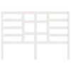 vidaXL Hoofdbord 166x4x104 cm massief grenenhout wit