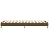 vidaXL Boxspring bed 90x200 cm stof donkerbruin