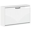 vidaXL Wandgemonteerde Schoenkast HOORN 71 x 17 x 43 cm Bewerkt hout