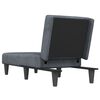 vidaXL Chaise longue fluweel donkergrijs