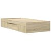 vidaXL Bedframe zonder matras hout sonoma eikenkleurig 100x200 cm
