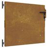 vidaXL Poort 85x125 cm cortenstaal