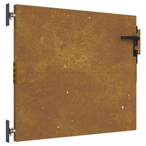 vidaXL Poort 85x125 cm cortenstaal