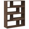 vidaXL Boekenkast 100x33x125,5 cm bewerkt hout bruin eikenkleurig