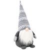 vidaXL Kerstkabouter Grijs 45 cm Polyester