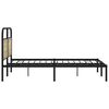 vidaXL Bedframe zonder matras bewerkt hout sonoma eikenkleur 160x200cm