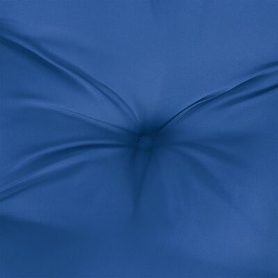 vidaXL Palletkussen 60x60x12 cm stof koningsblauw