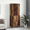 vidaXL Hoge kast 2 pcs Oud hout Bewerkt hout