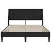 vidaXL Bedframe met hoofdeinde Zwart 140 x 200 cm Fluweel