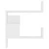 vidaXL Hoekwandschap 40x40x50 cm bewerkt hout wit