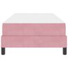 vidaXL Boxspringbed met matras Roze 80 x 200 cm Stof