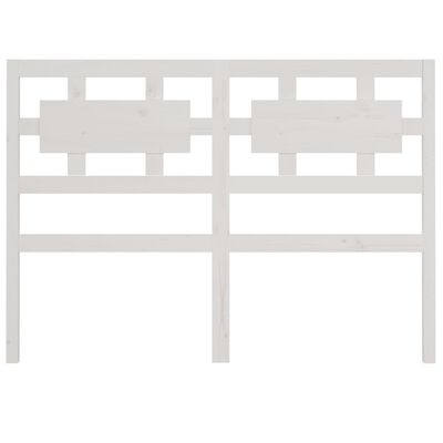 vidaXL Hoofdbord 165,5x4x100 cm massief grenenhout wit