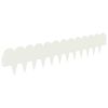 vidaXL Gazonrand 20 st 103 x 20 cm Staal Wit