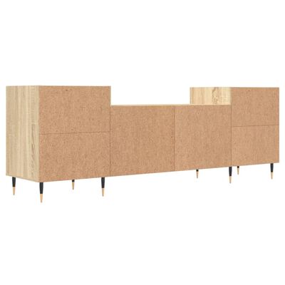 vidaXL Tv-meubel 160x35x55 cm bewerkt hout sonoma eikenkleurig