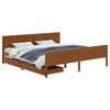vidaXL Bedframe met 2 lades massief grenenhout honingbruin 180x200 cm