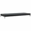 vidaXL Tafel Dek 102 x 262 x 15 cm Stof Rechthoekig Waterdicht Zwart