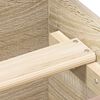 vidaXL Bedframe met hoofd- en voeteneinde sonoma eikenkleur 140x200 cm