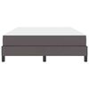 vidaXL Bedframe met matras Grijs 140 x 190 cm Stof