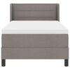 vidaXL Boxspringbed met matras met matras Taupe 80 x 200 cm