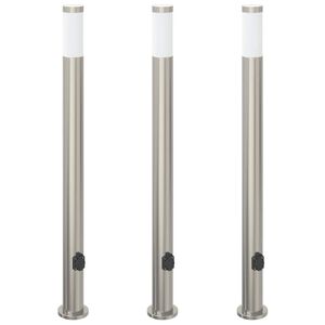vidaXL Bolderverlichting met stopcontact 3 stuks 110 cm