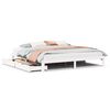 vidaXL Bedframe met lades massief grenenhout wit 180x200 cm