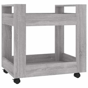 vidaXL Bureaukastje 60x45x60 cm bewerkt hout grijs sonoma eikenkleurig