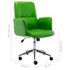 vidaXL Kantoorstoel kunstleer groen