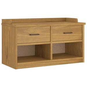 vidaXL Gangbankje SANDNES 87x40x50 cm massief grenenhout