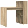 vidaXL Bureau Sonoma Eiken Bewerkt hout 108 x 55 x 103.5 cm