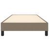 vidaXL Boxspring bed 90x190 cm stof taupe