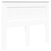 vidaXL Bedframe met hoofdeinde Wit 120 x 200 cm Massief grenenhout