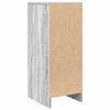 vidaXL Dressoir 29,5x34x76 cm bewerkt hout grijs sonoma eikenkleurig