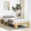 vidaXL Bedframe zonder matras 90x190 cm massief eikenhout