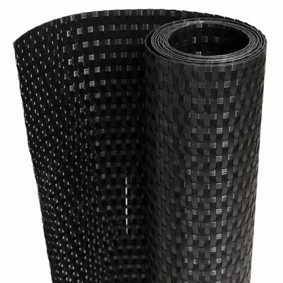 vidaXL Balkonschermen 5 st 255x19 cm poly rattan zwart