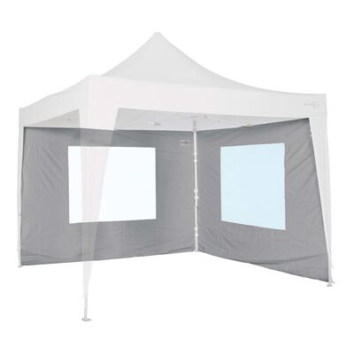 behuizing En Wind Bo-Camp Zijwand met raam voor partytent 3x3 m grijs online kopen | vidaXL.be
