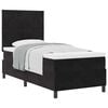 vidaXL Boxspringbed met hoofdeinde Zwart 100 x 200 cm Fluweel